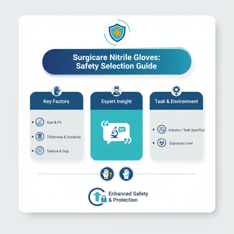How to Choose the Best Surgicare Nitrile Gloves for Safety?