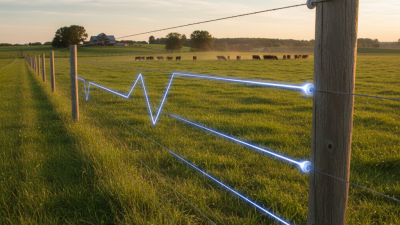 What is a high voltage output electric fence and how does it work?
