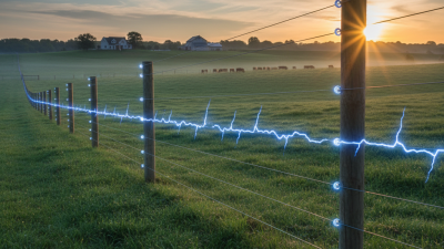 What is a high voltage output electric fence and how does it work?