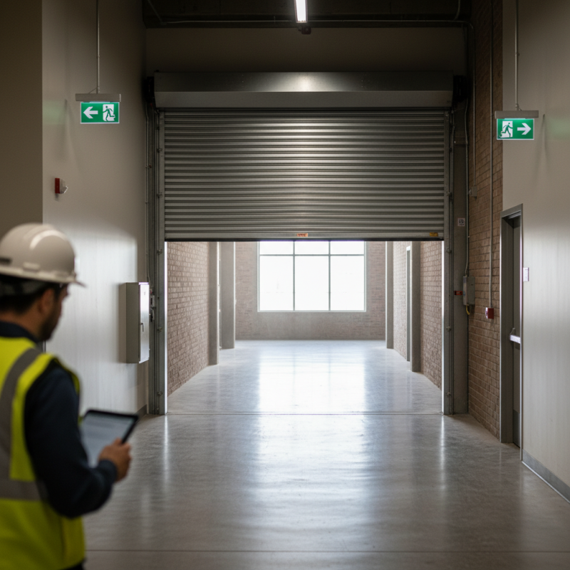 What is a Roll Down Fire Door and How Does it Work?