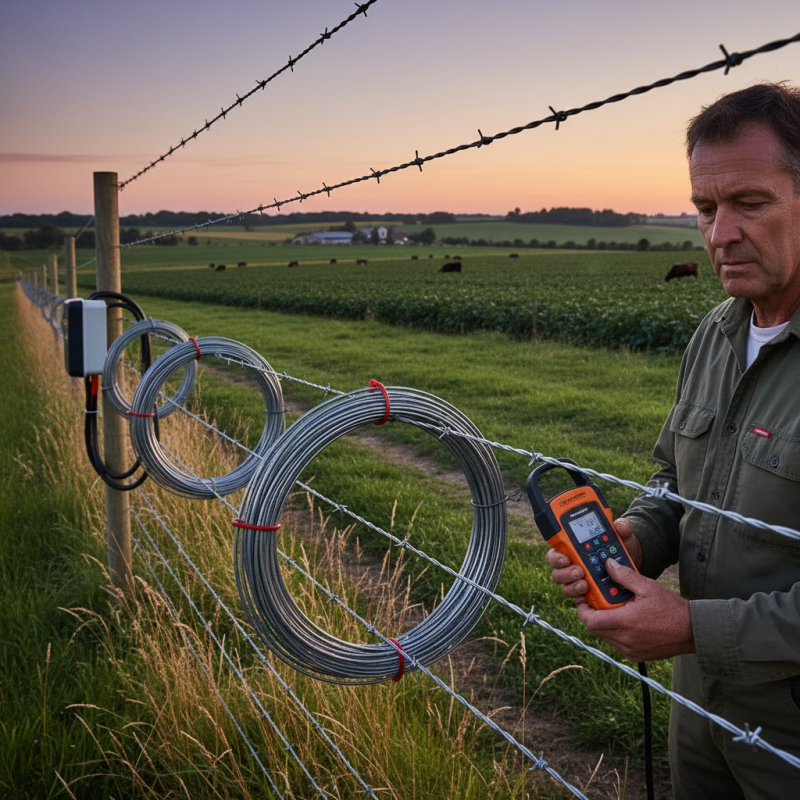 What is a high voltage output electric fence and how does it work?