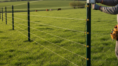 What is a high voltage output electric fence and how does it work?