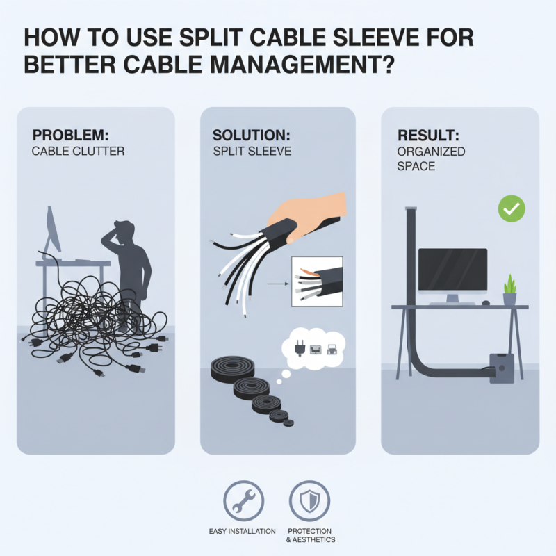 How to Use Split Cable Sleeve for Better Cable Management?