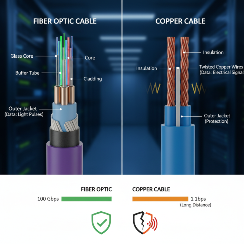 Почему волоконно-оптические кабели лучше медных?