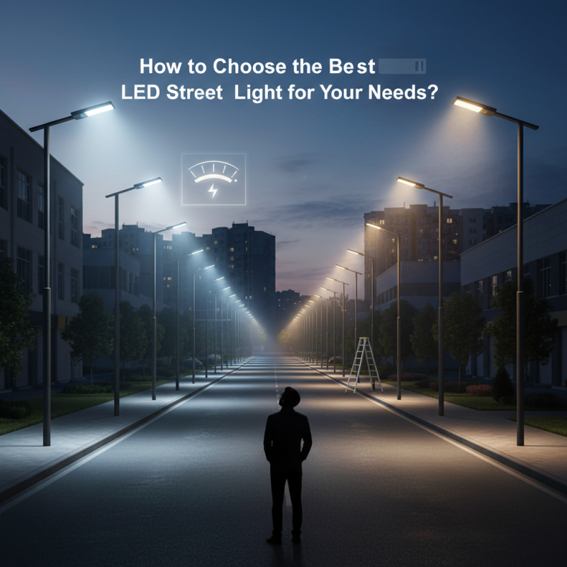 How to Choose the Best LED Street Light for Your Needs?