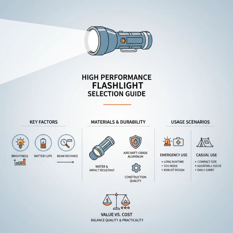 High Performance Flashlight Tips for Choosing the Best One?