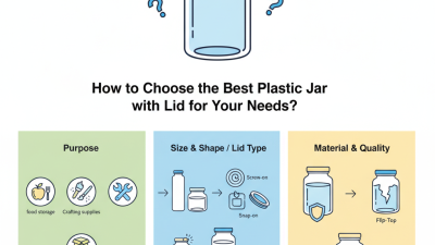 How to Choose the Best Plastic Jar with Lid for Your Needs?