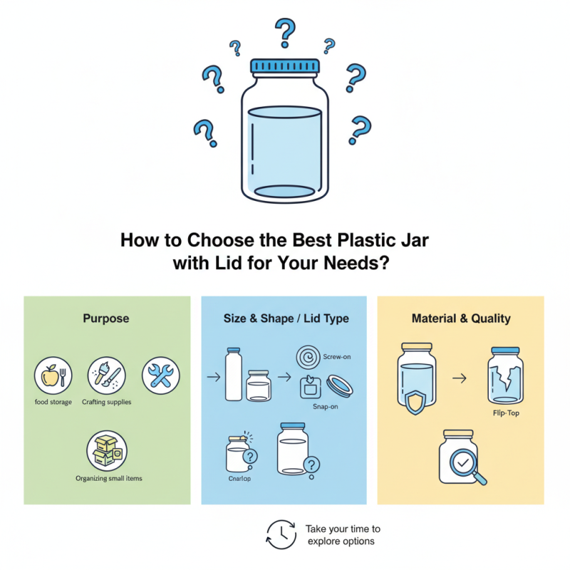 How to Choose the Best Plastic Jar with Lid for Your Needs?