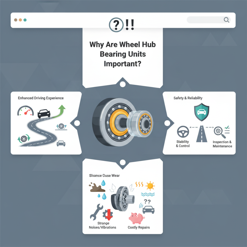 Why Are Wheel Hub Bearing Units Important for Your Vehicle?