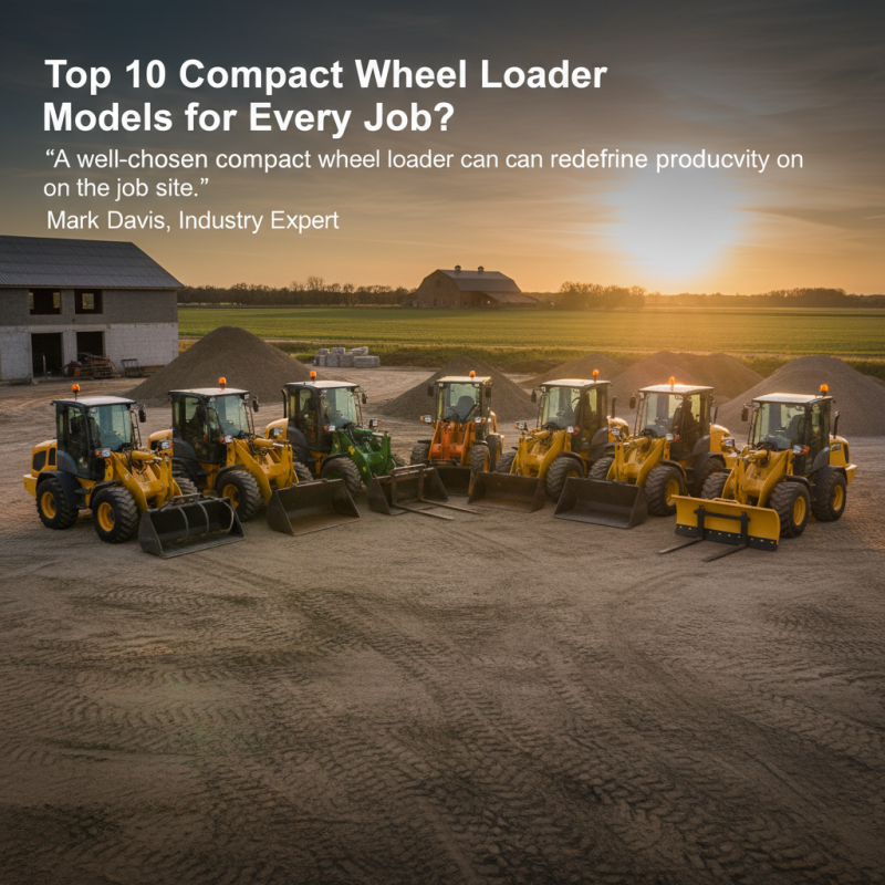 Top 10 Compact Wheel Loader Models for Every Job?