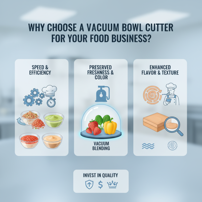 Why Choose a Vacuum Bowl Cutter for Your Food Business?