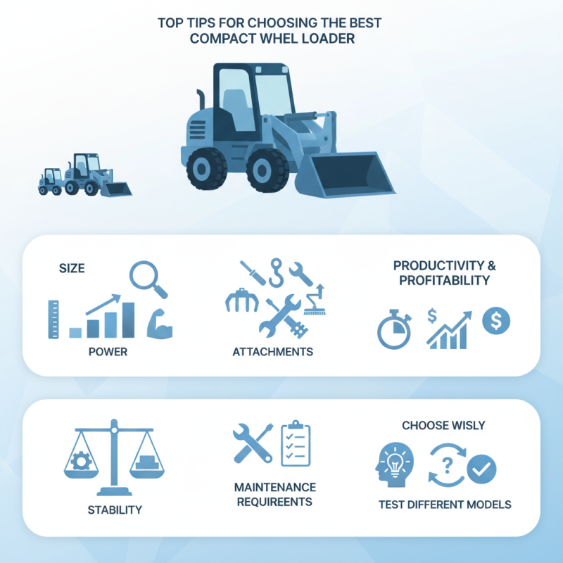 Top Tips for Choosing the Best Compact Wheel Loader?