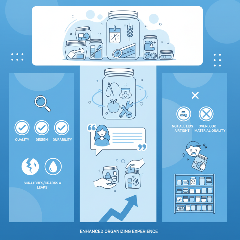 Best Plastic Jar with Lid for Storage and Organization Tips?