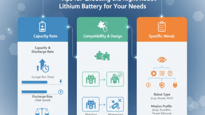 Tips for Choosing the Right Robot Lithium Battery for Your Needs?