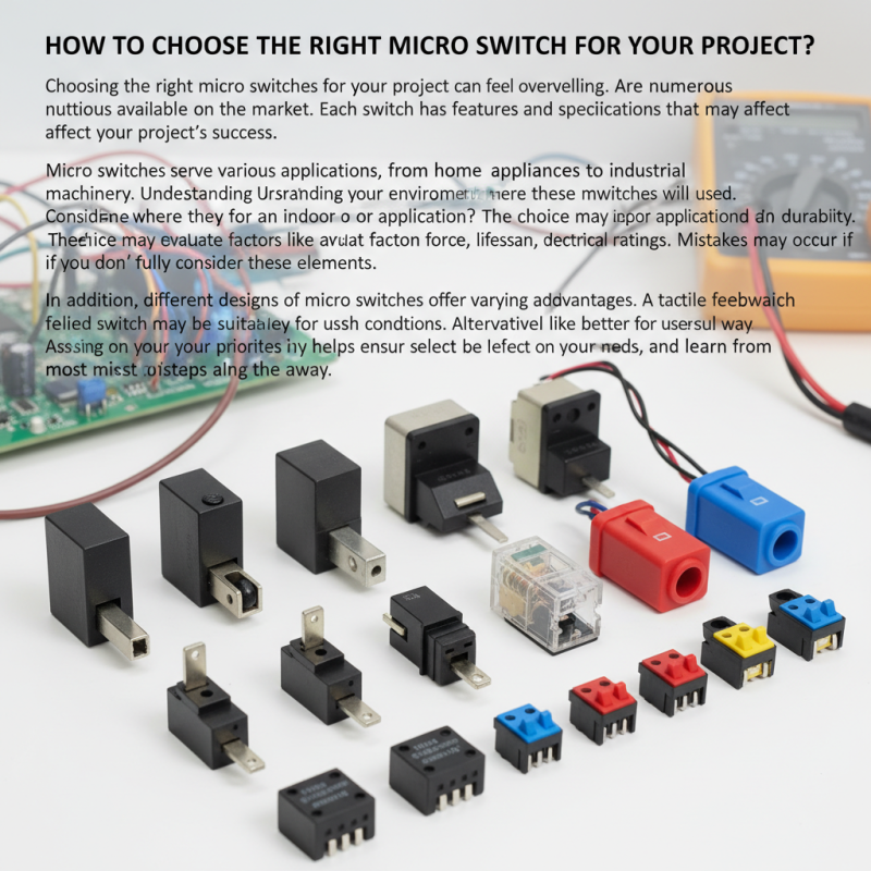 How to Choose the Right Micro Switch for Your Project?