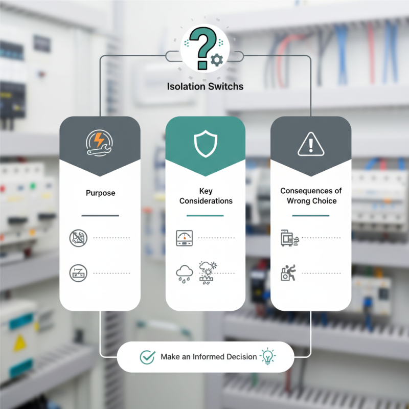 How to Choose the Right Isolation Switch for Your Needs?