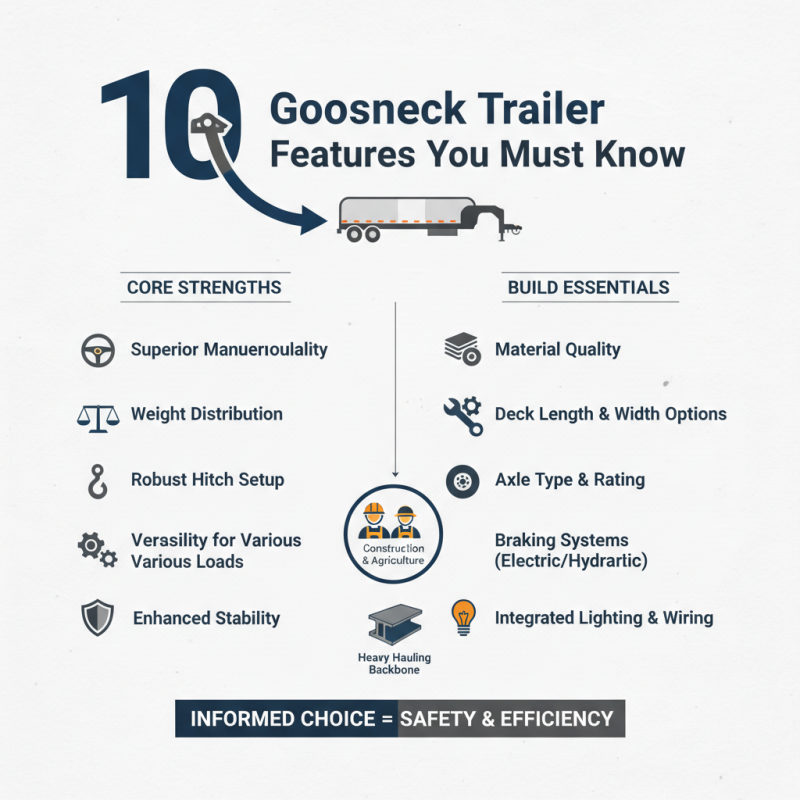 Top 10 Gooseneck Trailer Features You Must Know?