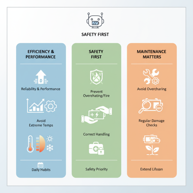 Robot Lithium Battery Tips for Safe and Efficient Use?