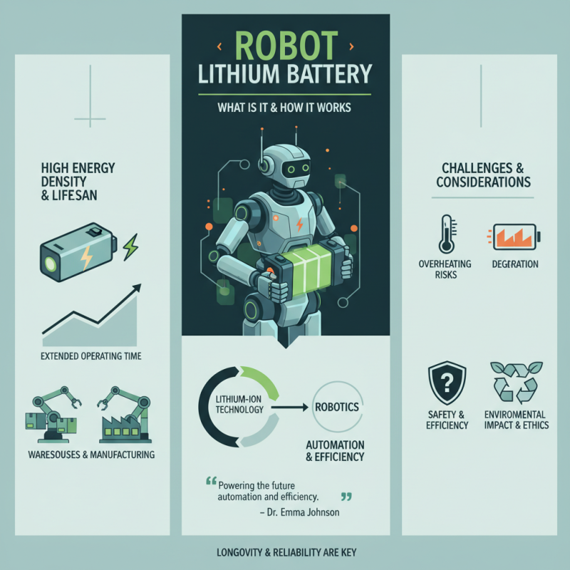What is a Robot Lithium Battery and How Does It Work?