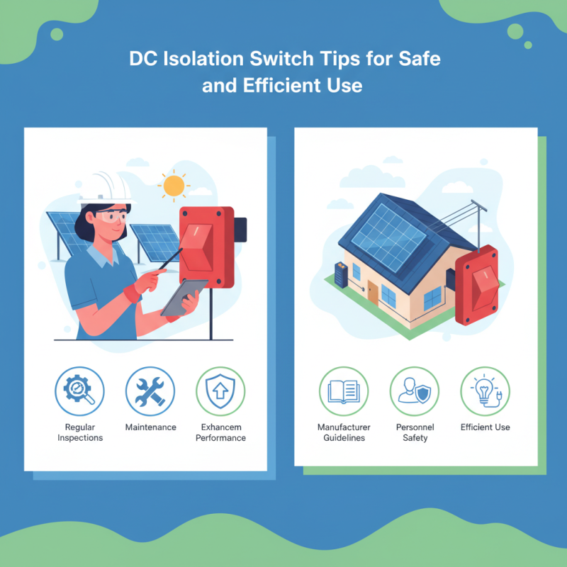 DC Isolation Switch Tips for Safe and Efficient Use?