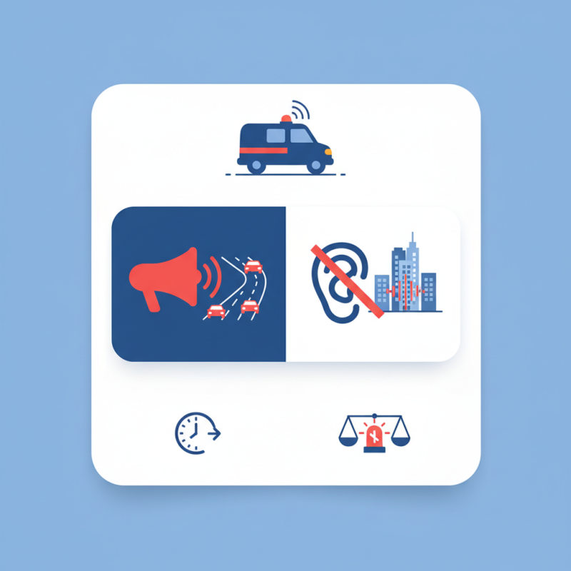 What is the Purpose of a Police Van Siren?