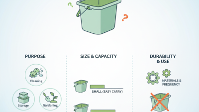 How to Choose the Best Rectangular Plastic Bucket for Your Needs?
