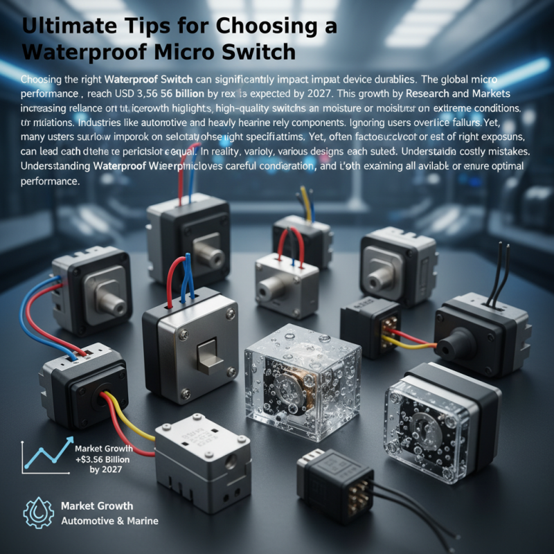 Ultimate Tips for Choosing a Waterproof Micro Switch?