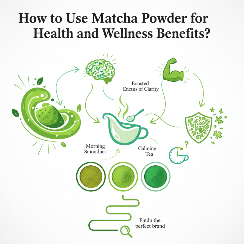 How to Use Matcha Powder for Health and Wellness Benefits?