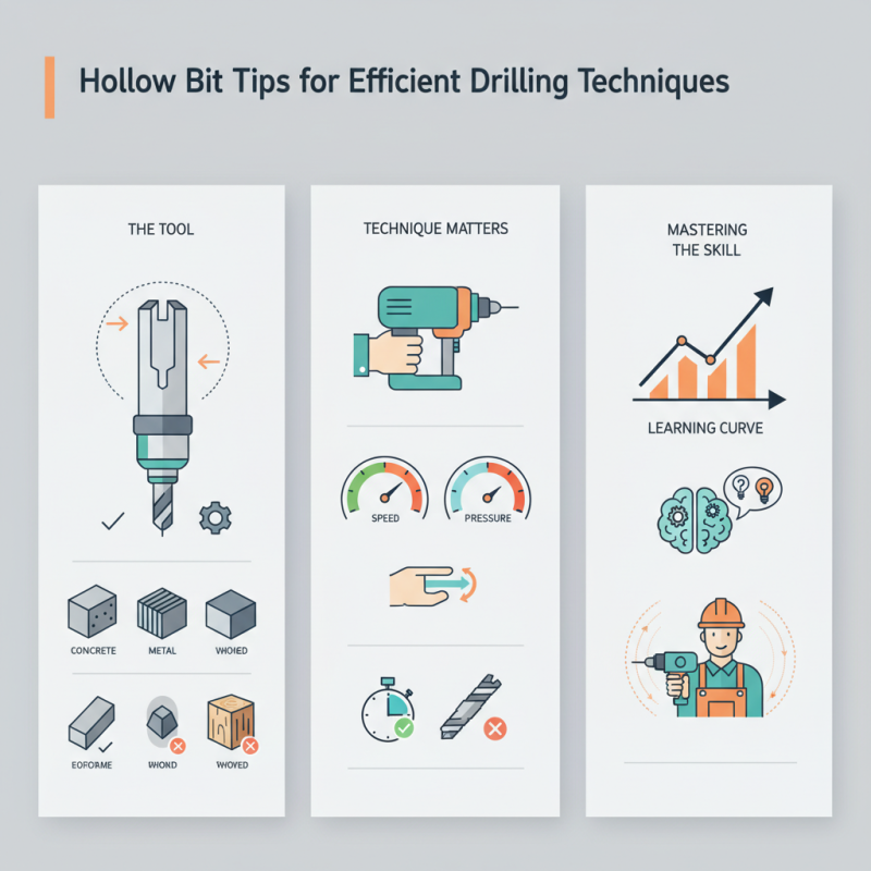 Hollow Bit Tips for Efficient Drilling Techniques?