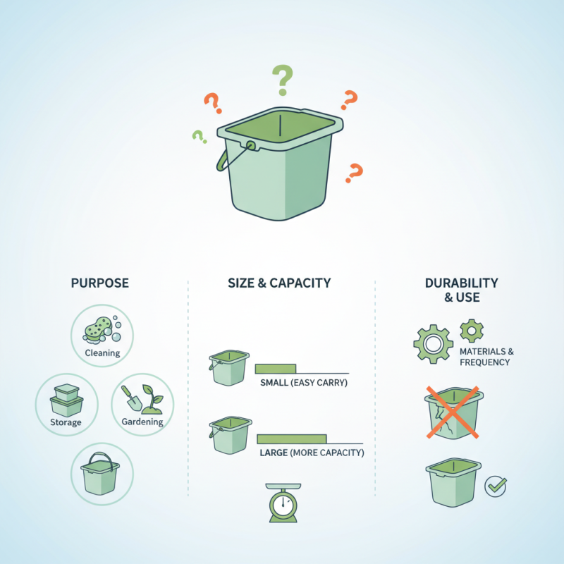 How to Choose the Best Rectangular Plastic Bucket for Your Needs?