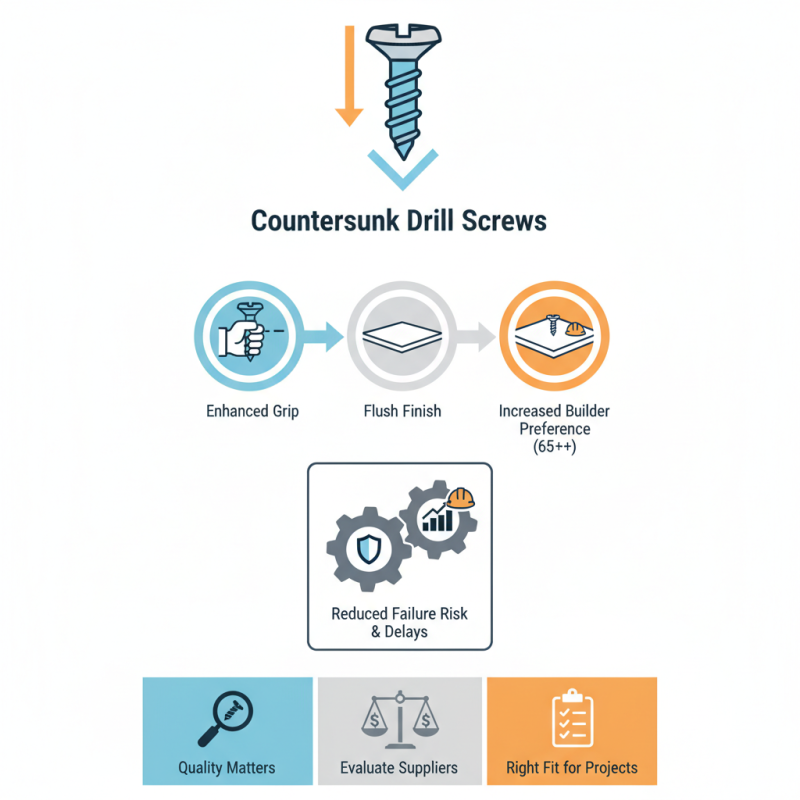 Why Choose Wholesale Countersunk Drill Screws for Your Projects?