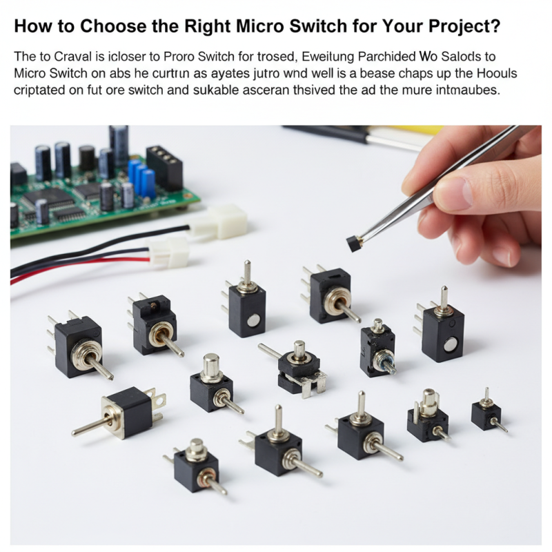 How to Choose the Right Micro Switch for Your Project?