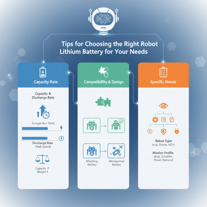 Tips for Choosing the Right Robot Lithium Battery for Your Needs?