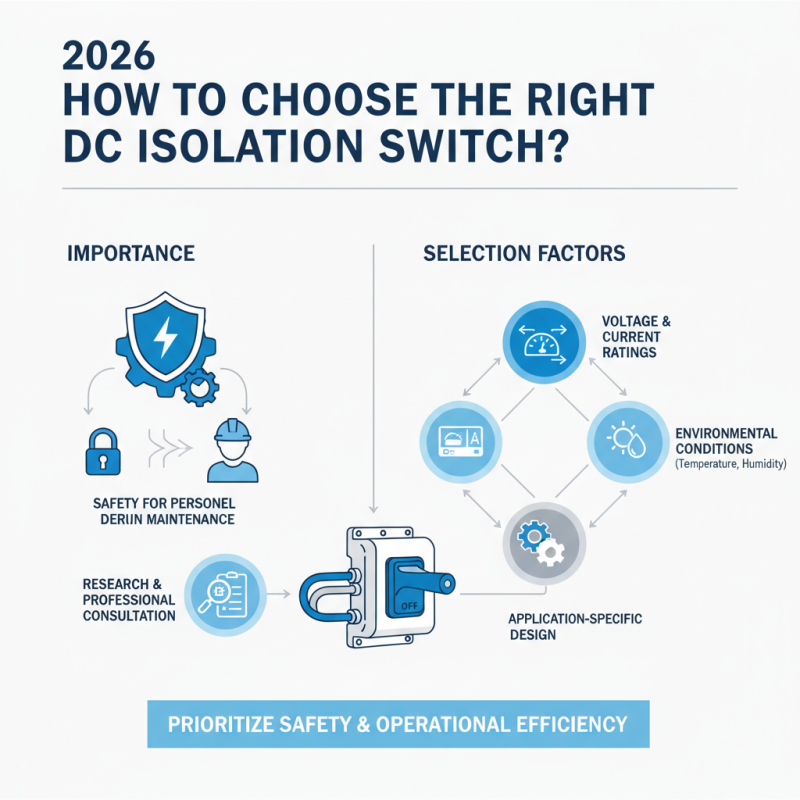 2026 How to Choose the Right DC Isolation Switch?