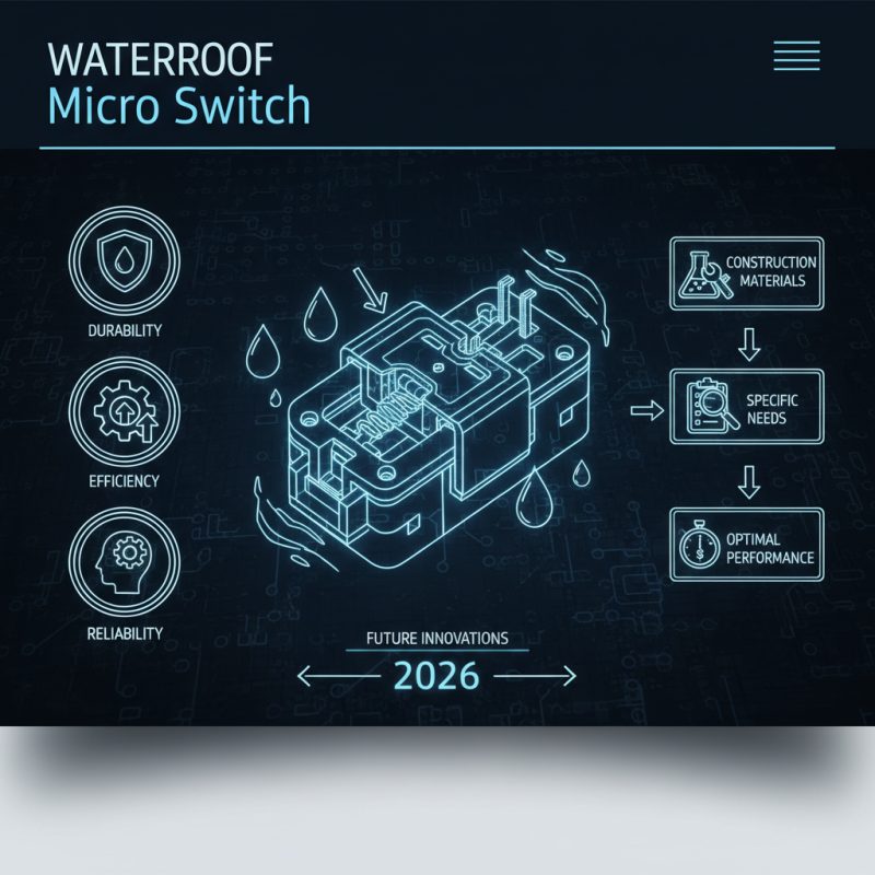 What is the Best Waterproof Micro Switch for 2026?