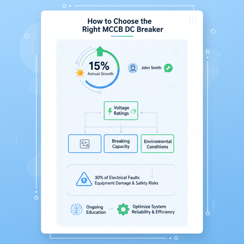 How to Choose the Right MCCB DC Breaker for Your Needs?
