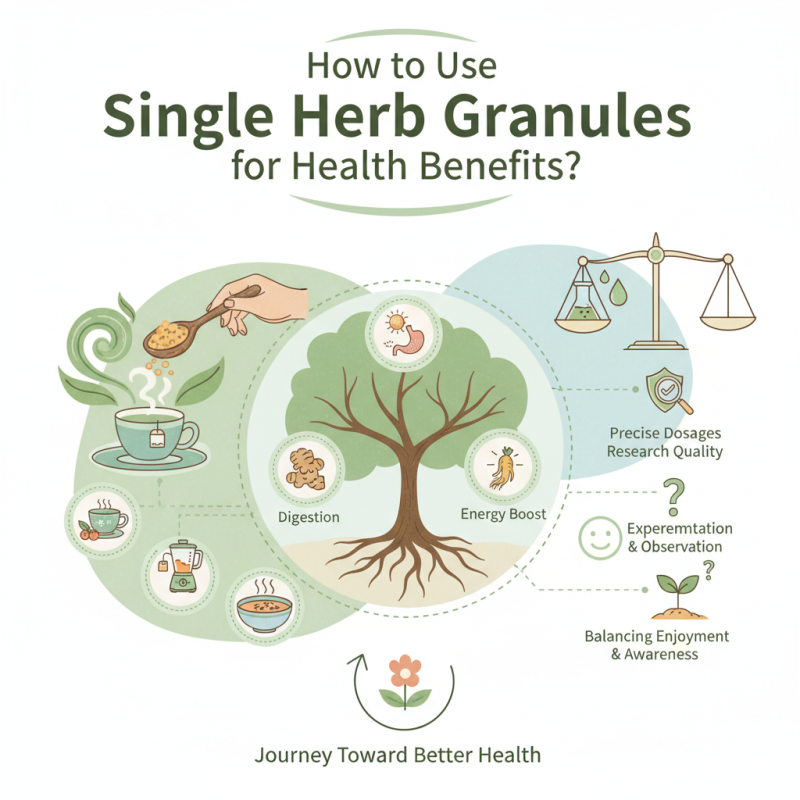 How to Use Single Herb Granules for Health Benefits?