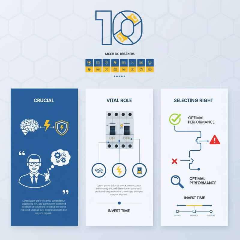 Top 10 MCCB DC Breakers You Need to Know About?