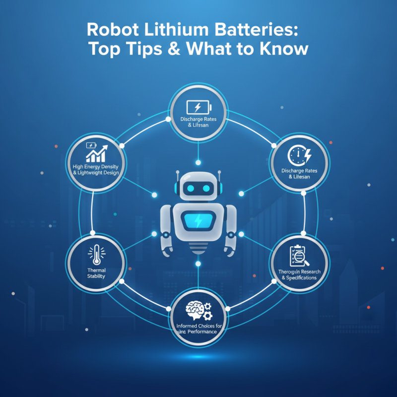 Top Tips for Choosing Robot Lithium Batteries What to Know?
