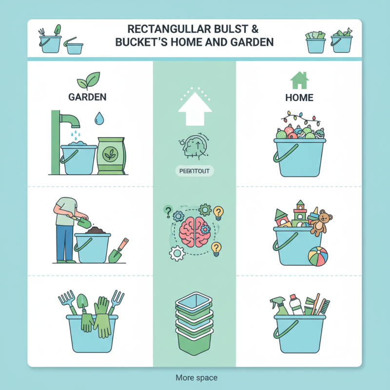 Top Uses of Rectangular Plastic Buckets for Home and Garden?