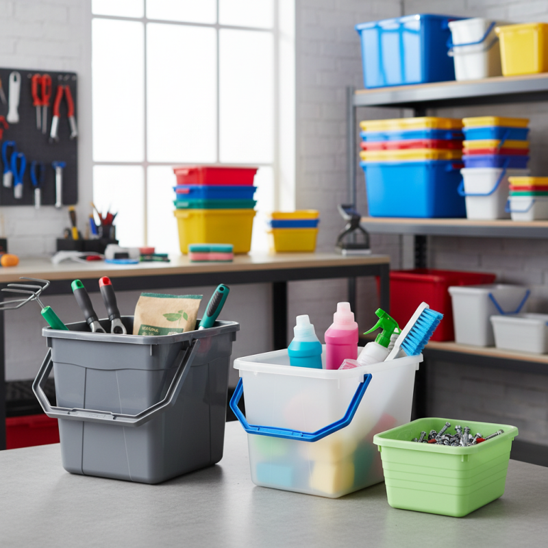 How to Choose the Right Rectangular Plastic Bucket for Your Needs?