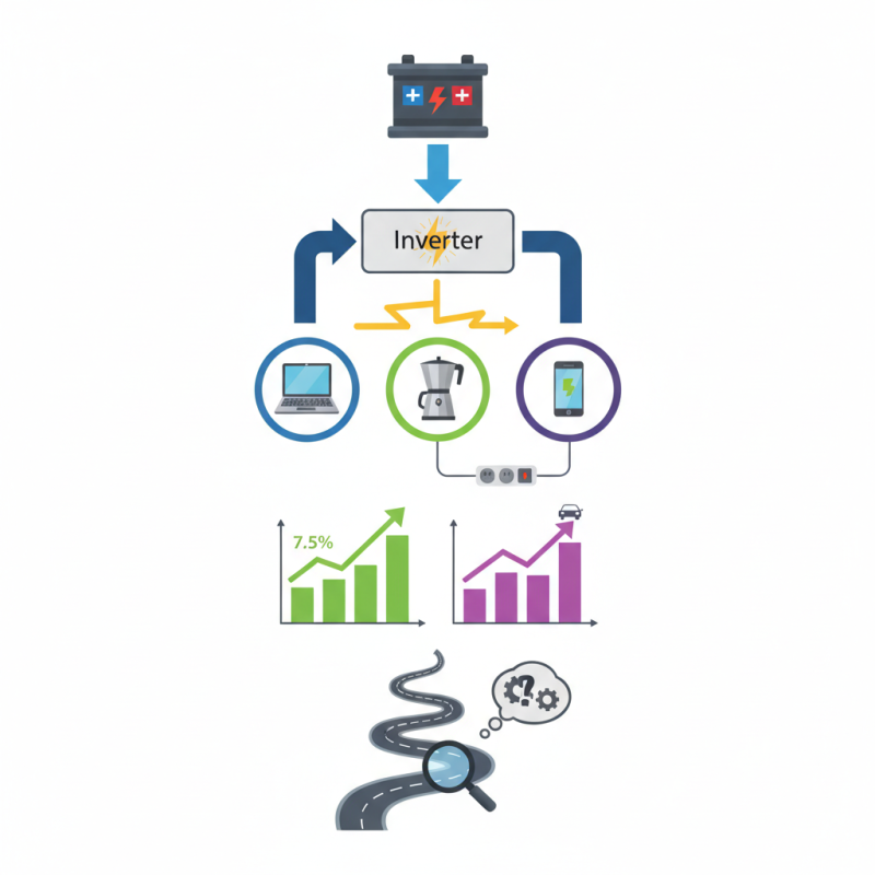 What is a vehicle power inverter and how does it work?
