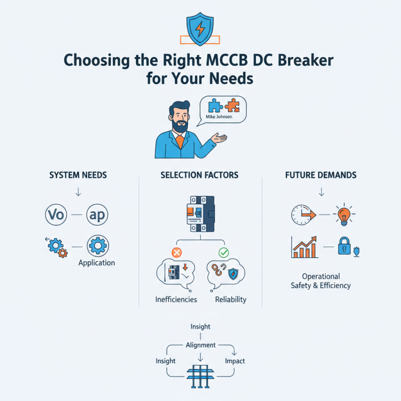 How to Choose the Right MCCB DC Breaker for Your Needs?