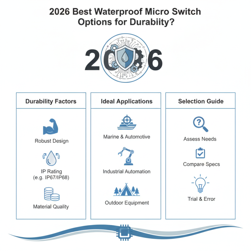 2026 Best Waterproof Micro Switch Options for Durability?
