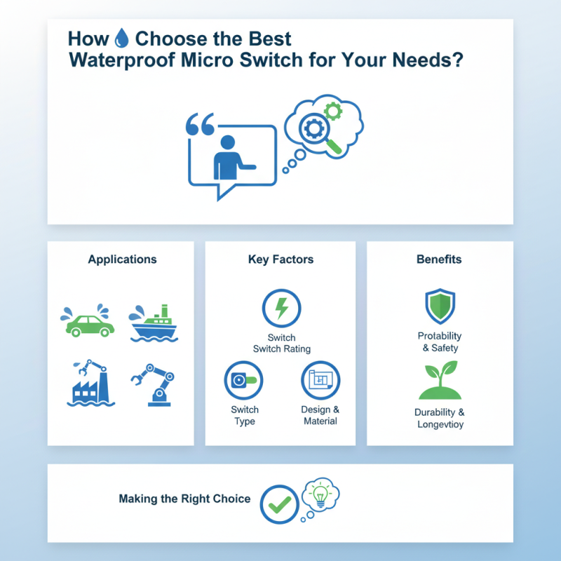 How to Choose the Best Waterproof Micro Switch for Your Needs?