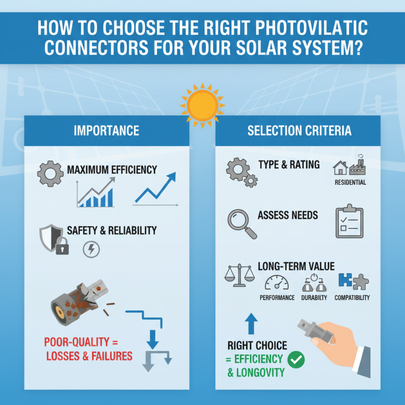 How to Choose the Right Photovoltaic Connectors for Your Solar System?