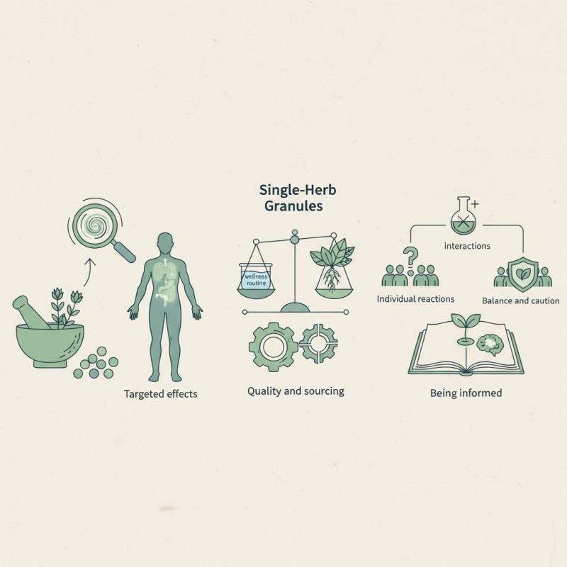 Single Herb Granules Tips for Optimal Health Benefits?
