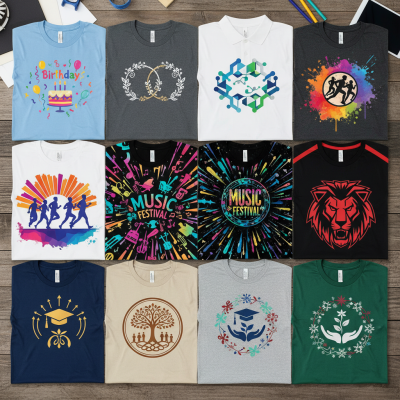 Top 10 Custom Event T Shirts Ideas for Every Occasion?