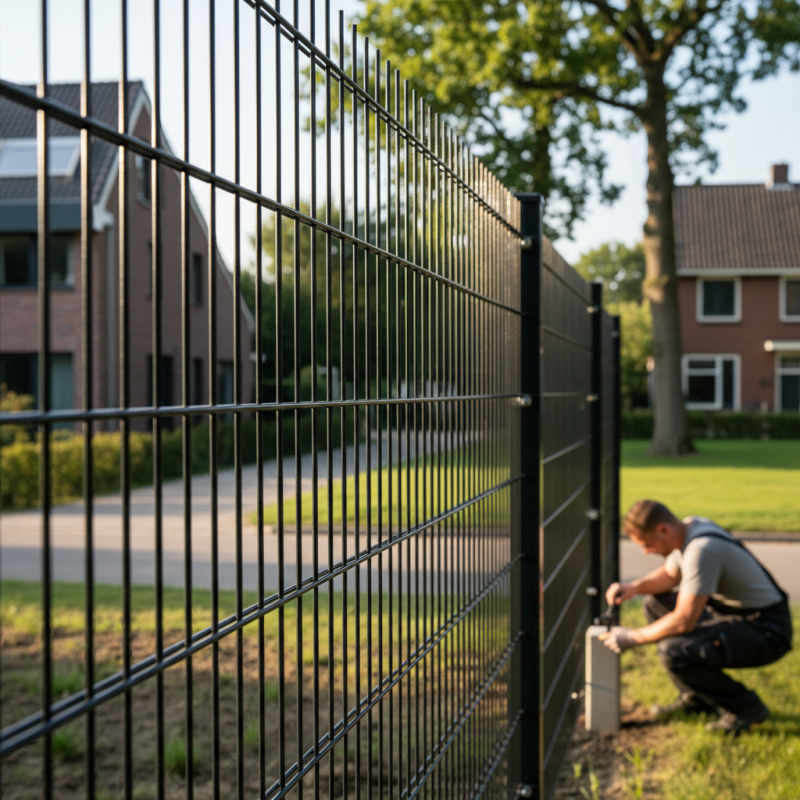 What is a double wire panel and its benefits for fencing?