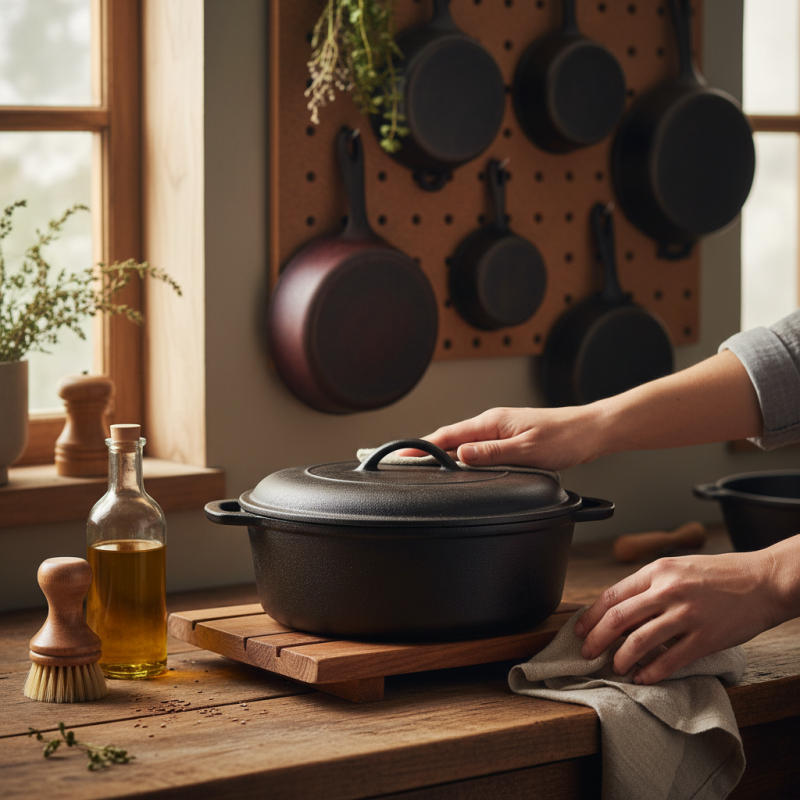 How to Care for Your Cast Iron Casserole for Longevity?